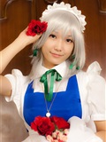 cosplay美女套图 c77 Sakuya Izayoi　白丝假发扮相(1)(36)